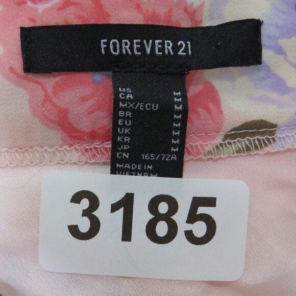 Forever 21* Women's Floral Chiffon High/Low High Rise‎ Waist Maxi Skirt~ Medium - Picture 3 of 10